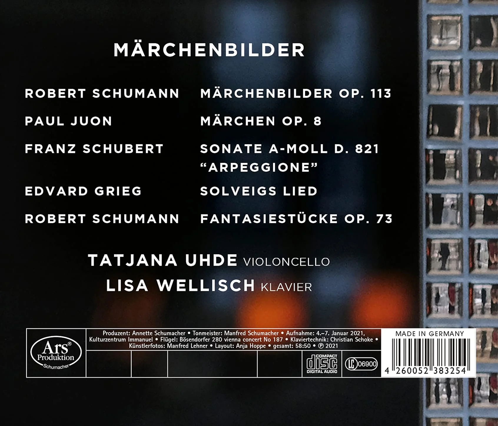 Schumann, Schubert, Grieg: Märchenbilder / Wellisch, Uhde - Image 2