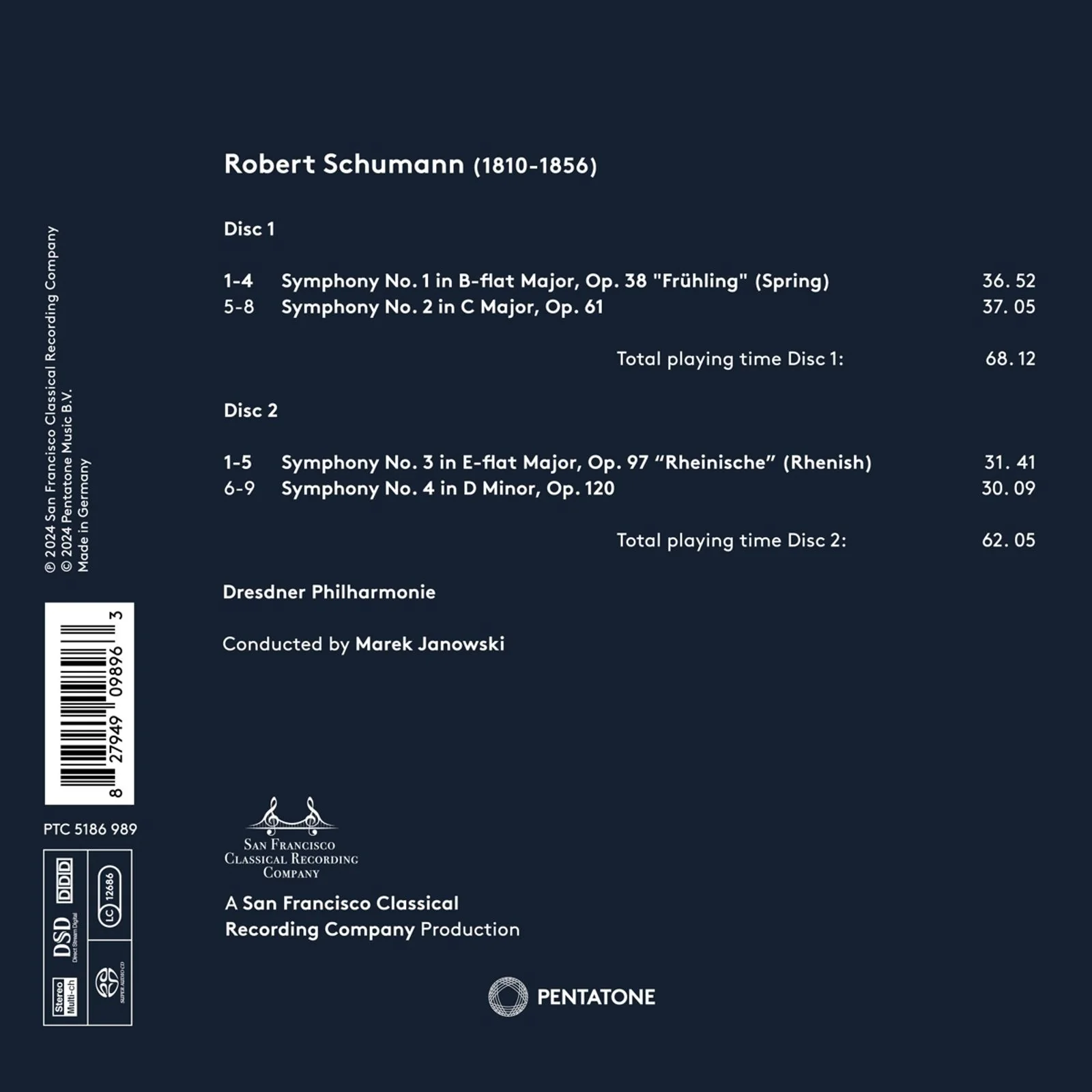 Schumann: Symphonies / Janowski, Dresdner Philharmonie - Image 2