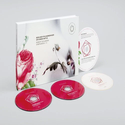 Schumann: Symphonies No 1-4 / Rattle, Berlin PO [2 CDs & 1 Blu-ray Audio] - Image 2