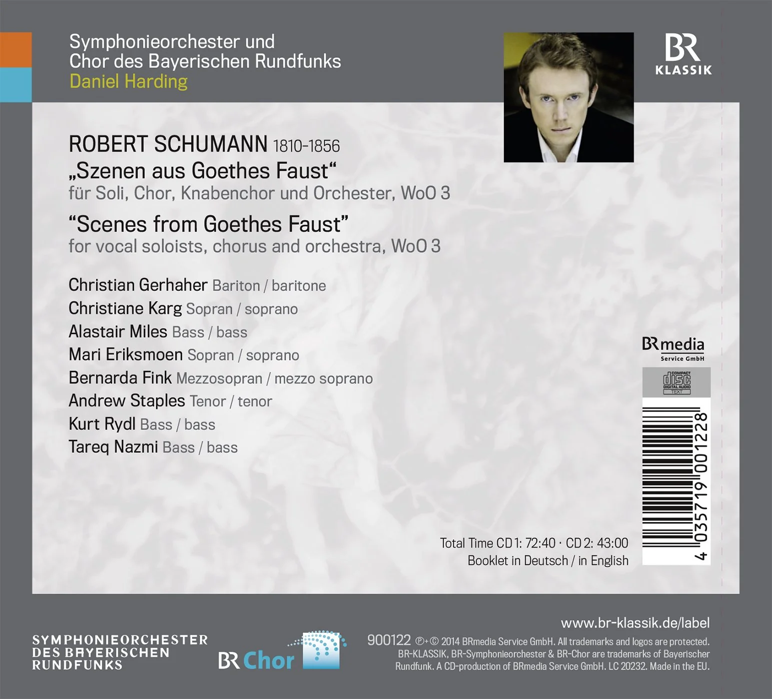 Schumann: Szenen aus Goethes Faust / Gerhaher, Karg, Harding - Image 2