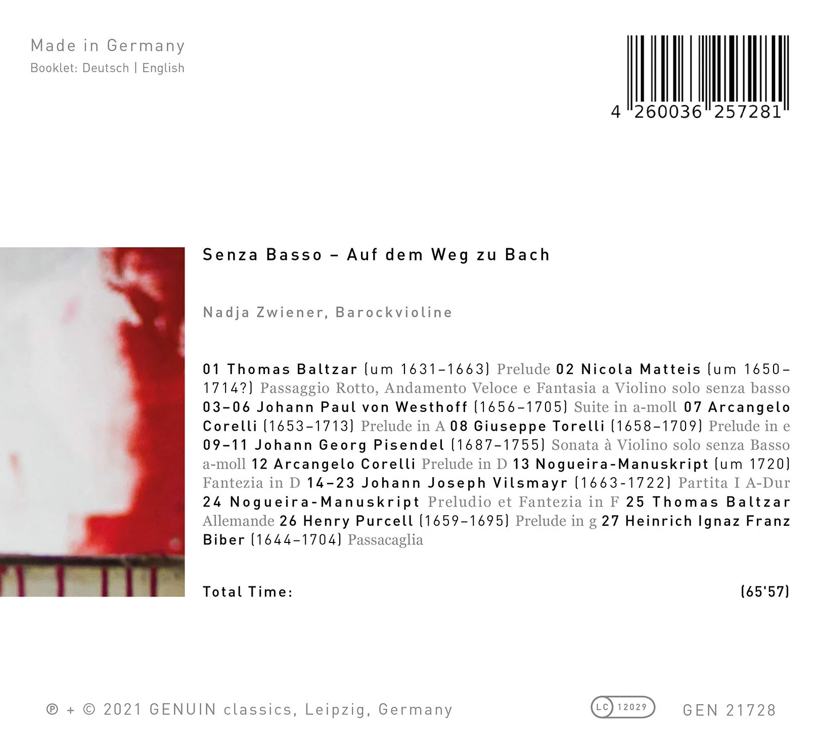 Senza Basso - Auf dem Weg zu Bach / Nadja Zwiener - Image 2