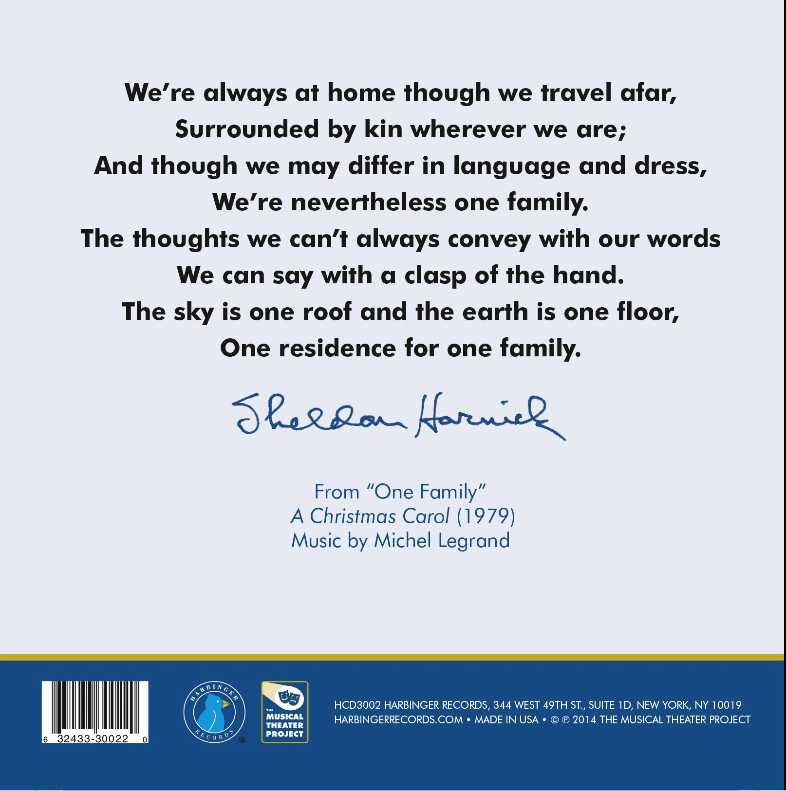 Sheldon Harnick - Hidden Treasures 1949-2013 - Image 2
