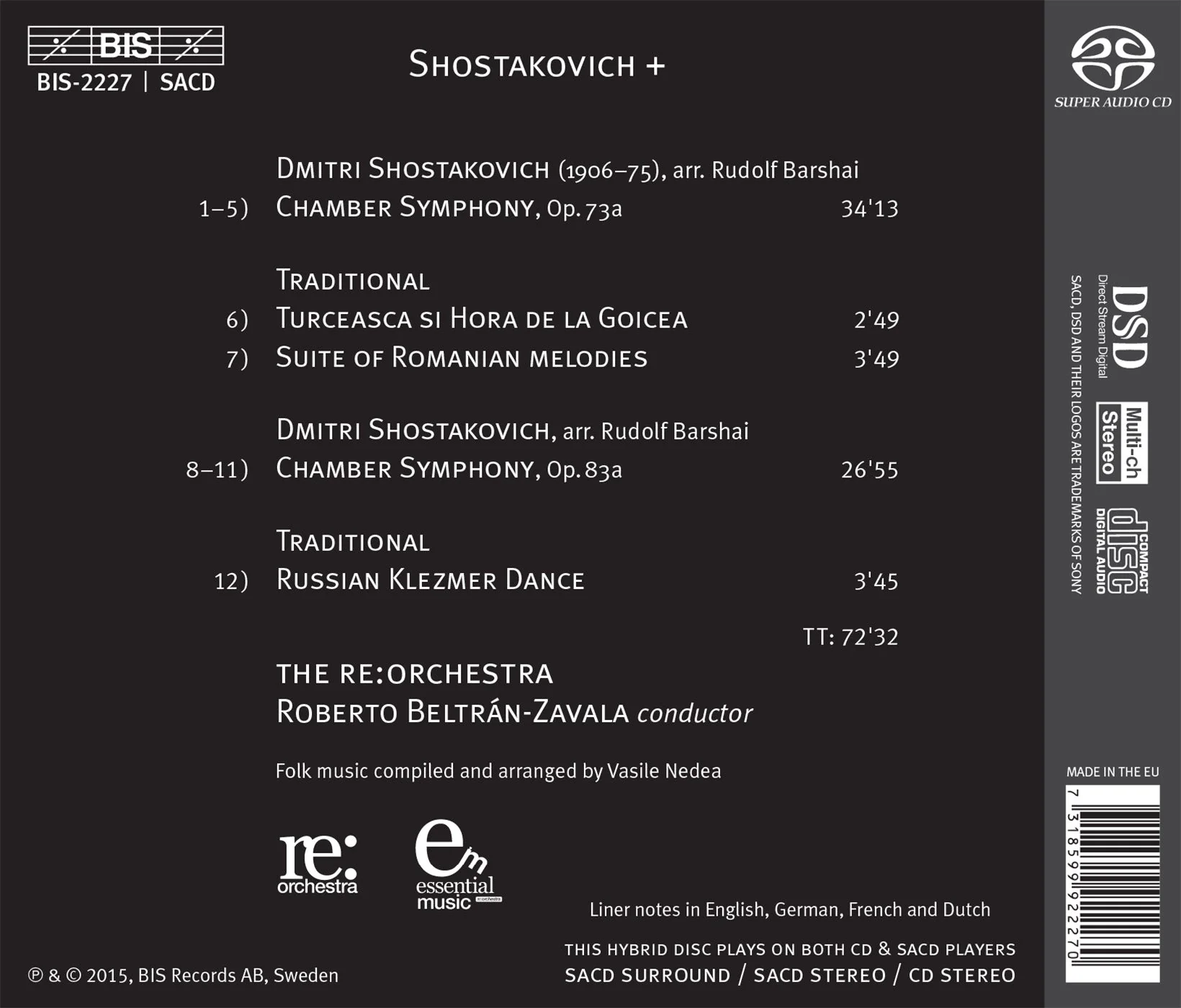 Shostakovich: String Quartets Nos. 3 & 4 / Beltrán-Zavala, re:orchestra - Image 2