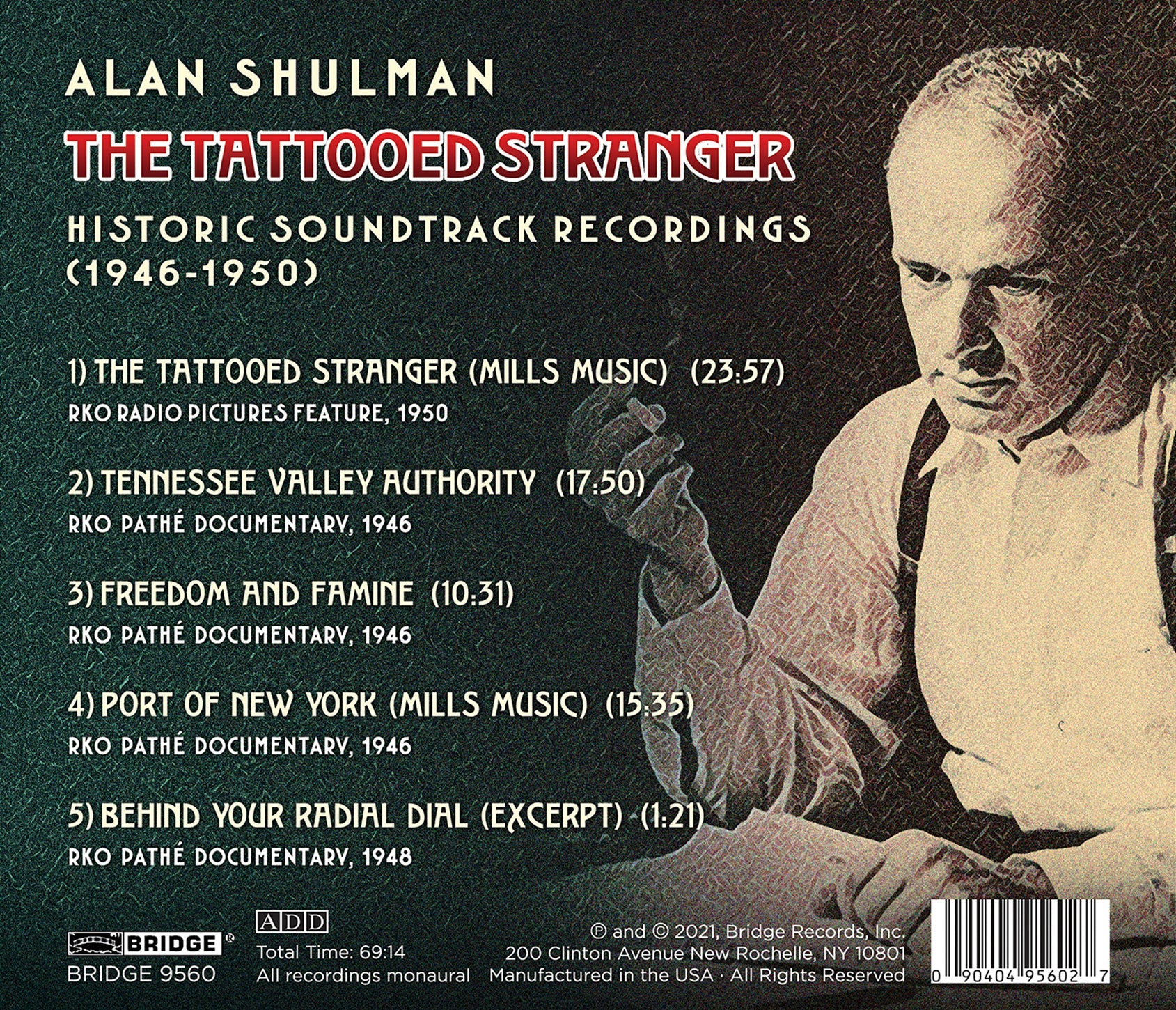 Shulman: The Tattooed Stranger / Fuchs, RKO Radio Pictures Orchestra - Image 2