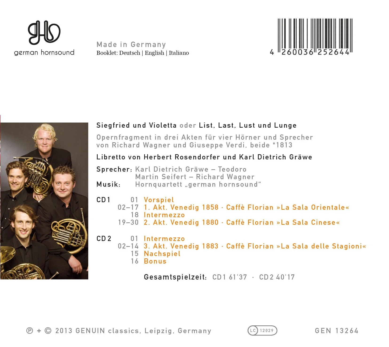 Siegfried und Violetta oder List, Last, Lust und Lunge - Image 2