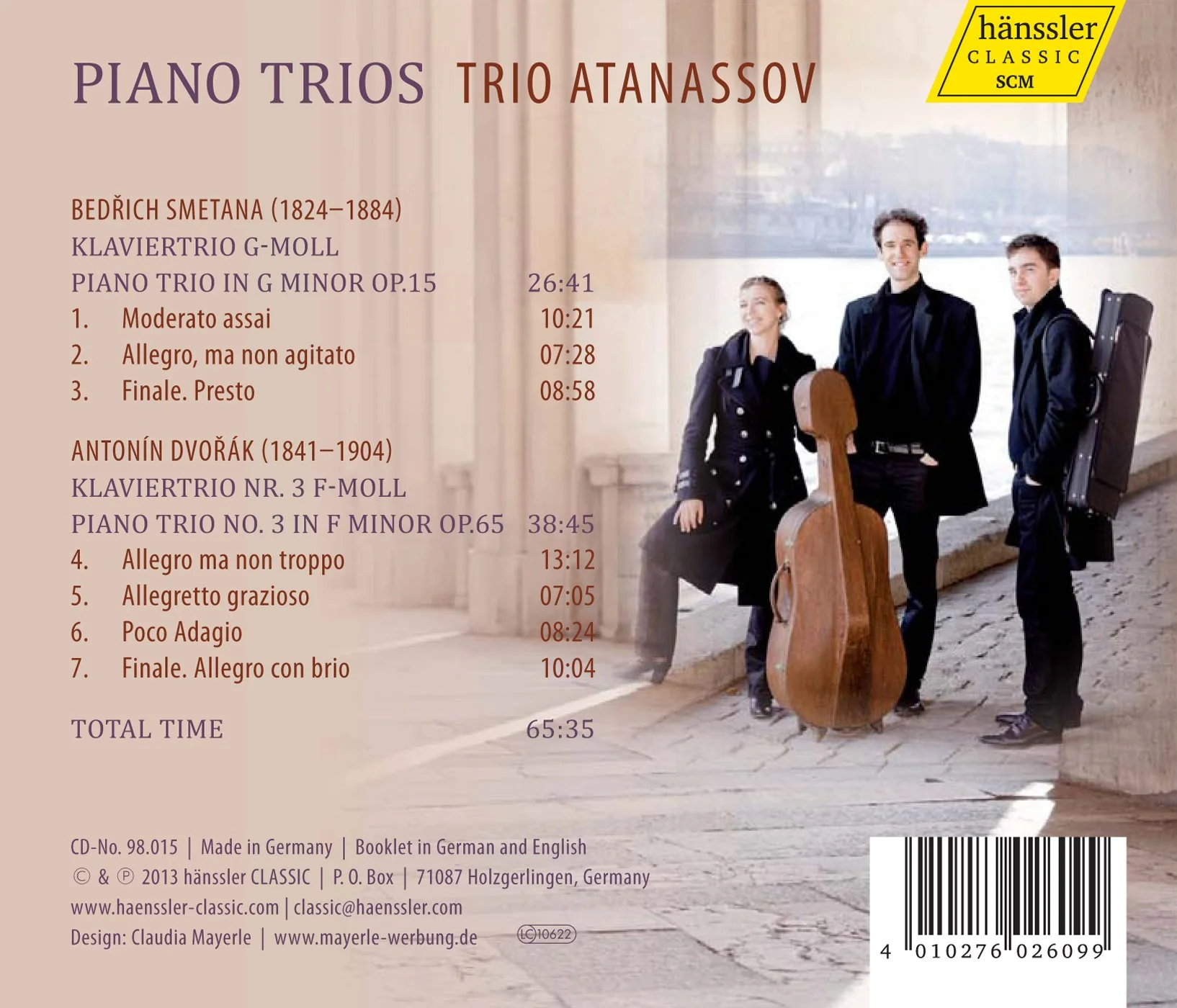 Smetana & Dvorák: Piano Trios - Image 2