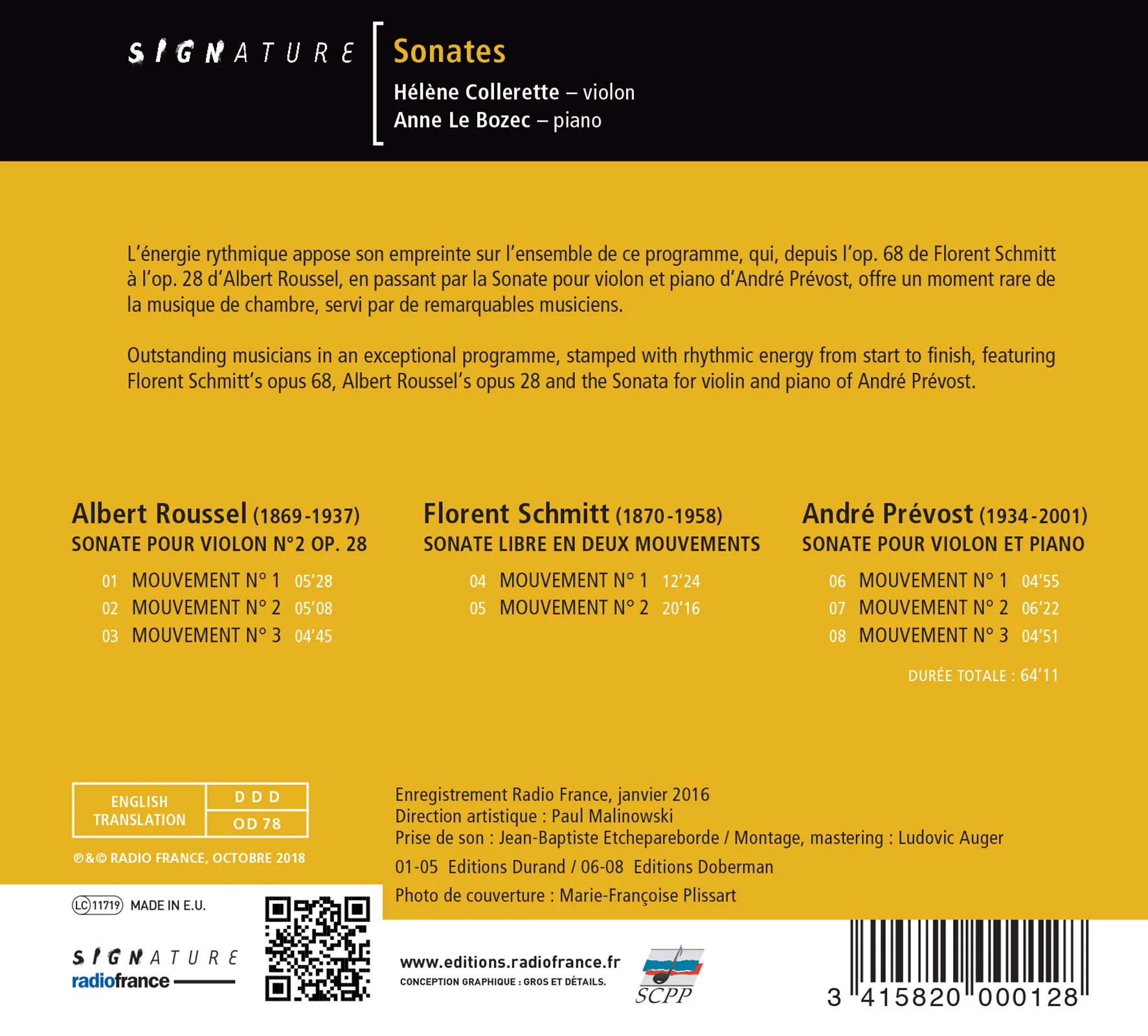 Sonates / Collerette, Le Bozec - Image 2
