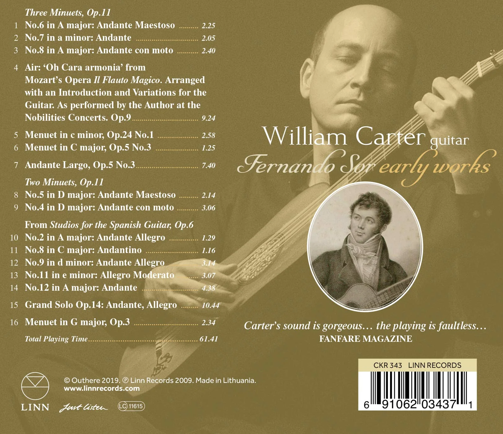 Sor: Early Works / Carter - Image 2