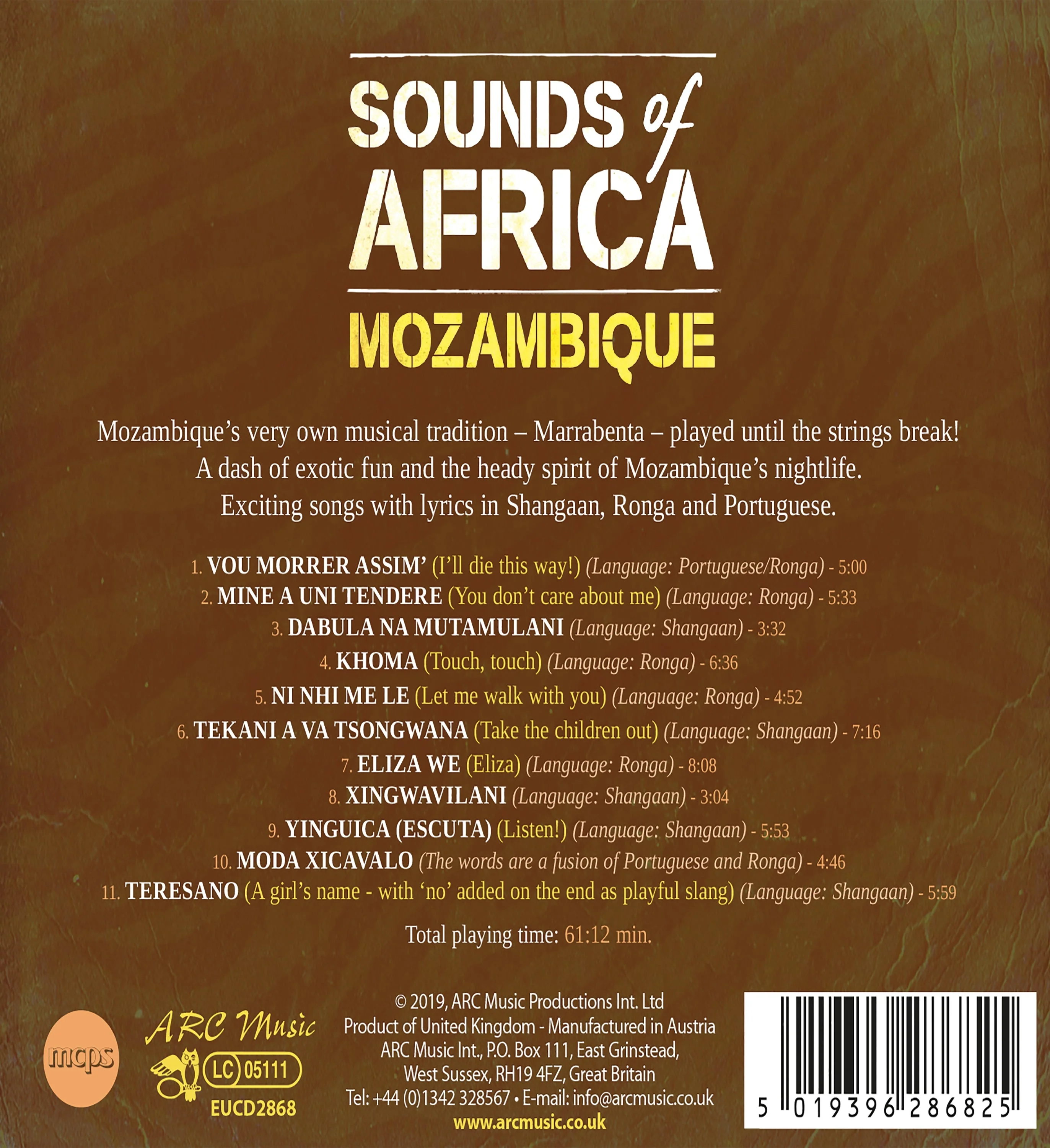 Sounds of Africa: Mozambique / Yinguica - Image 2