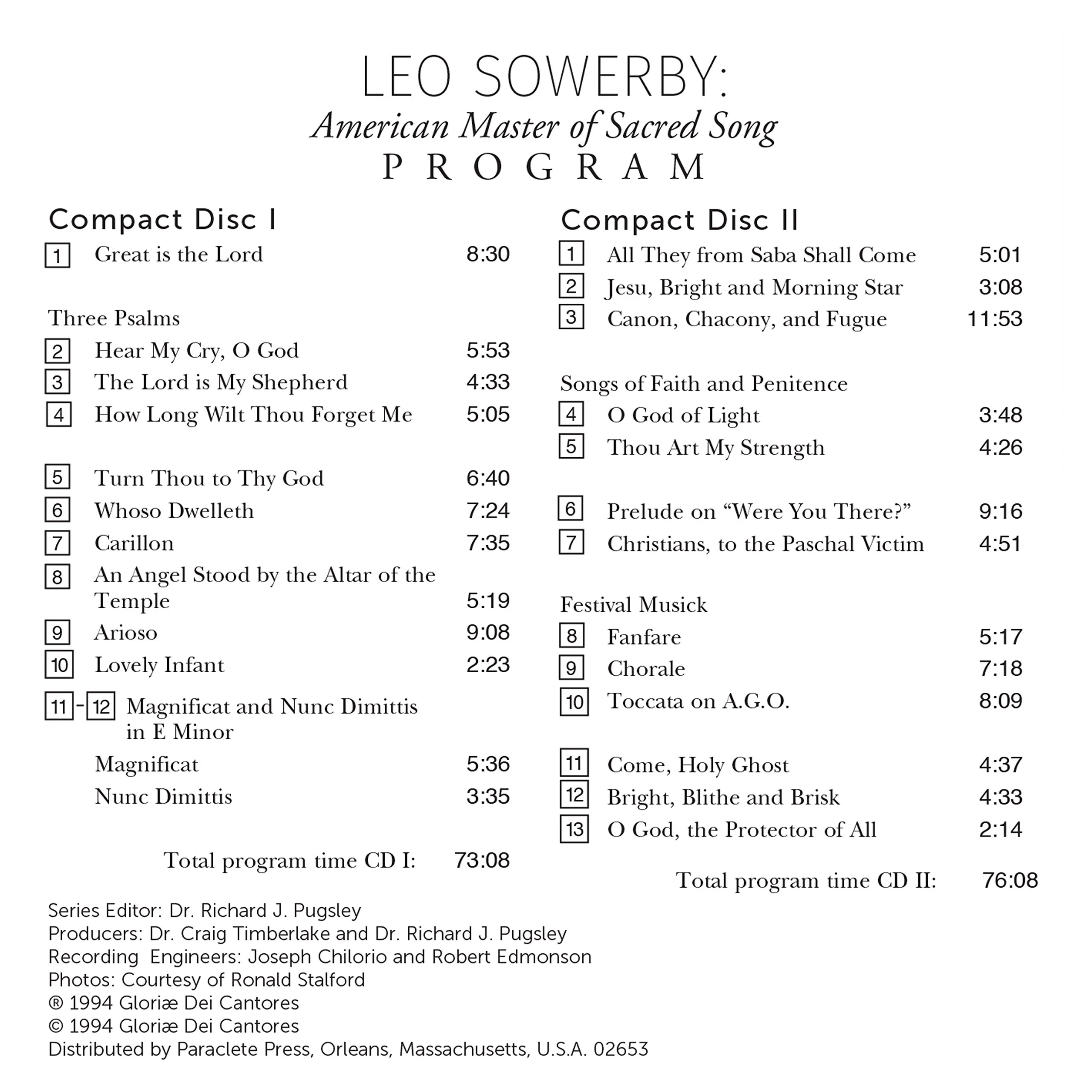 Sowerby: American Master of Sacred Song - Image 2