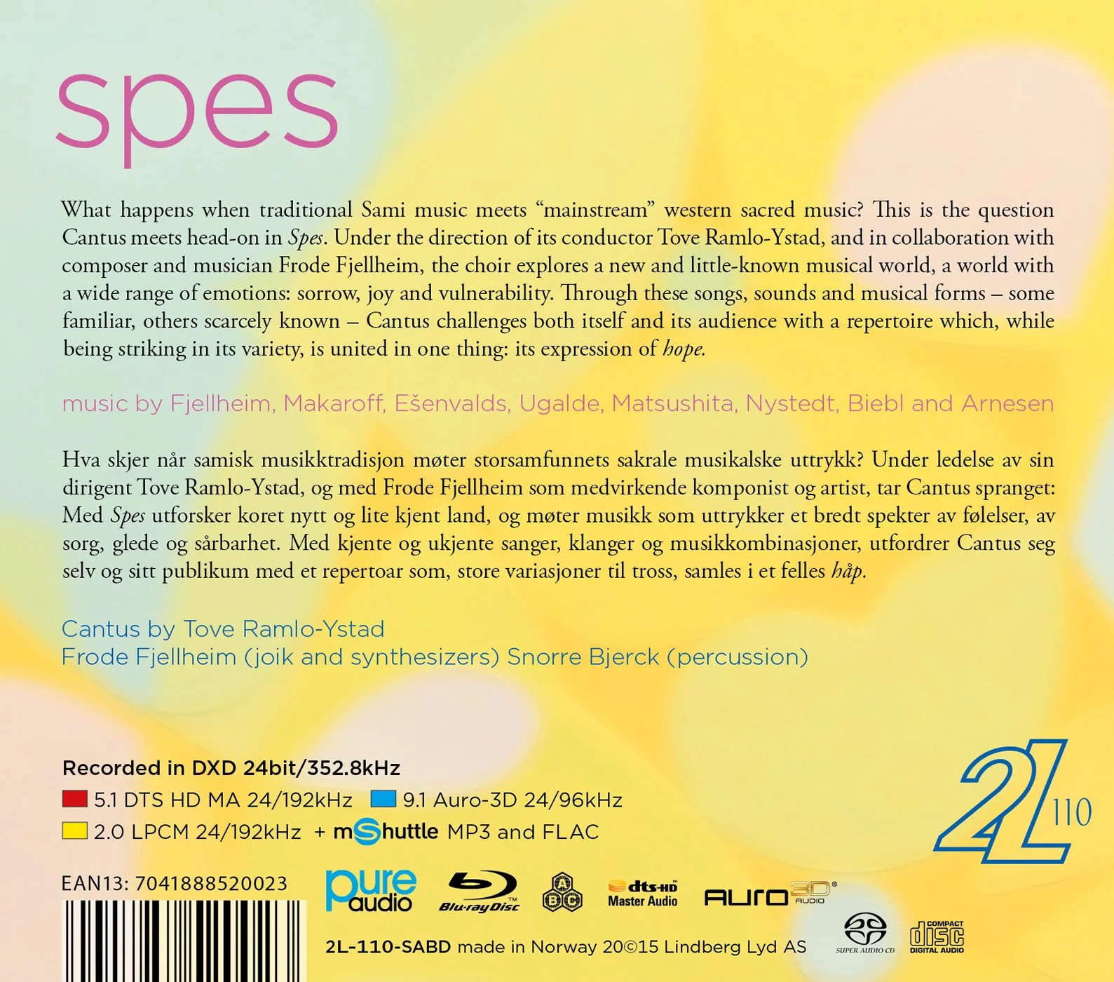 Spes / Cantus, Frode Fjellheim - Image 2