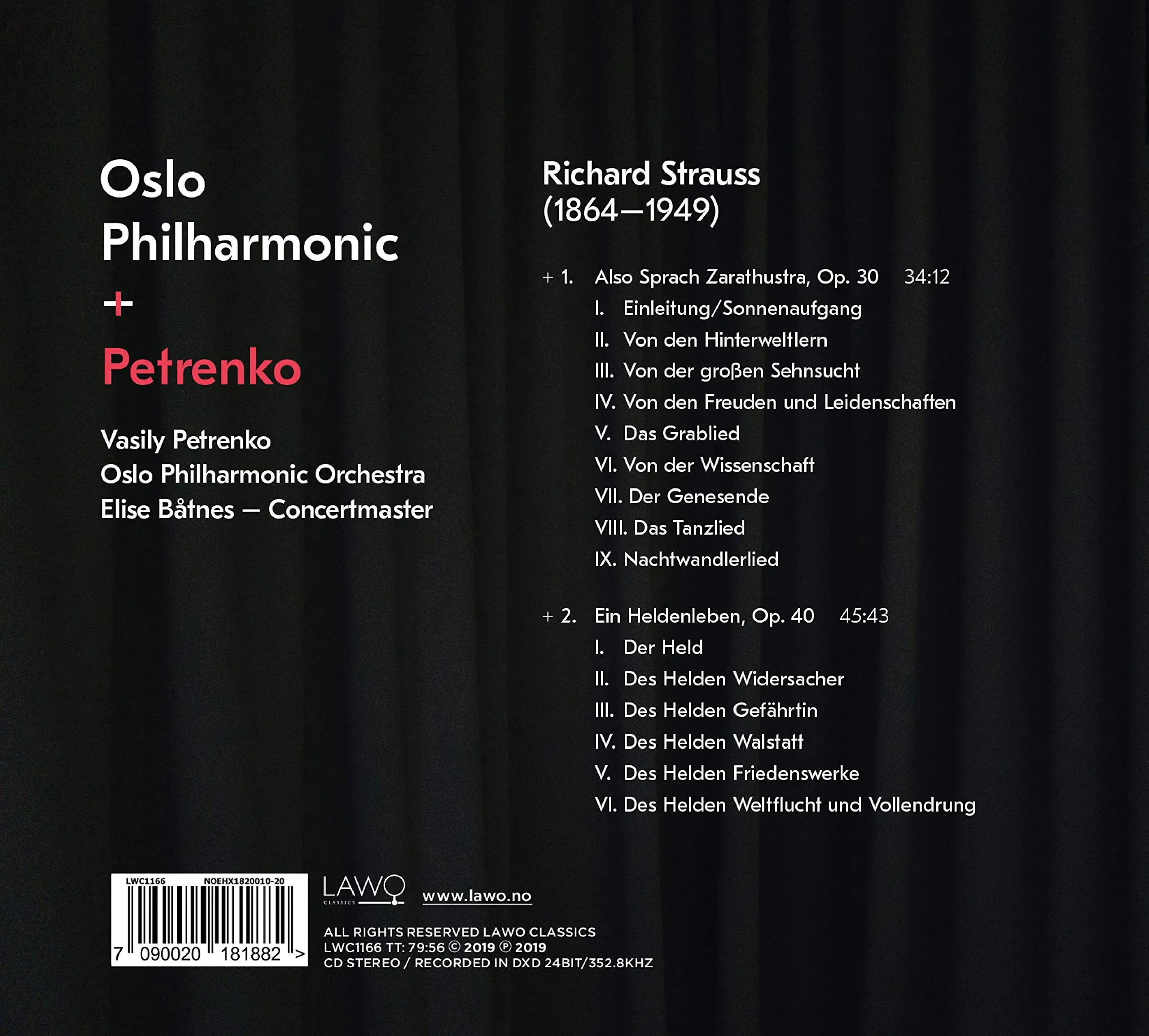 Strauss:  Also sprach Zarathustra - Ein Heldenleben - Image 2