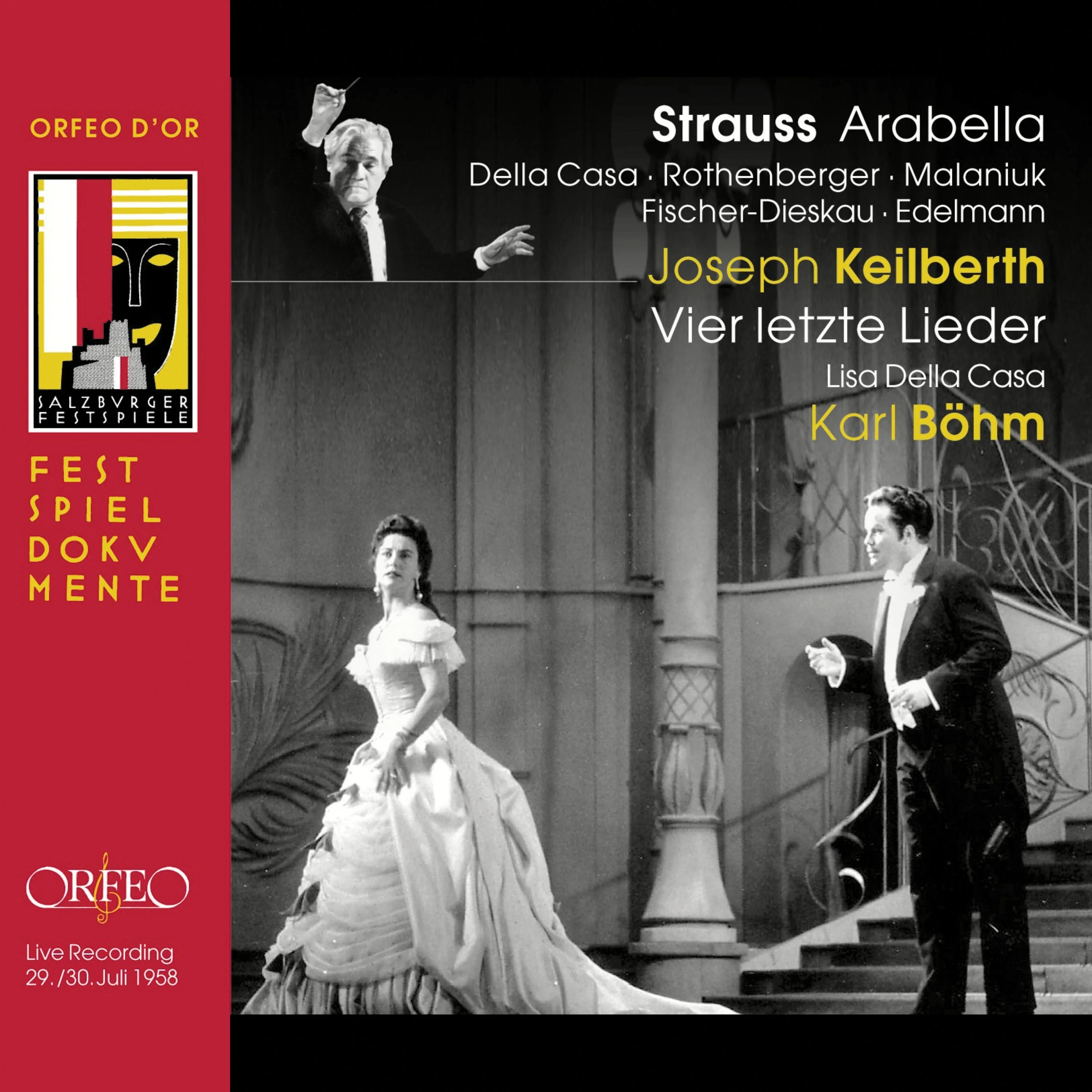 Strauss: Arabella, Four Last Songs / Della Casa, Fischer-Dieskau, Keilberth, VPO - Image 2