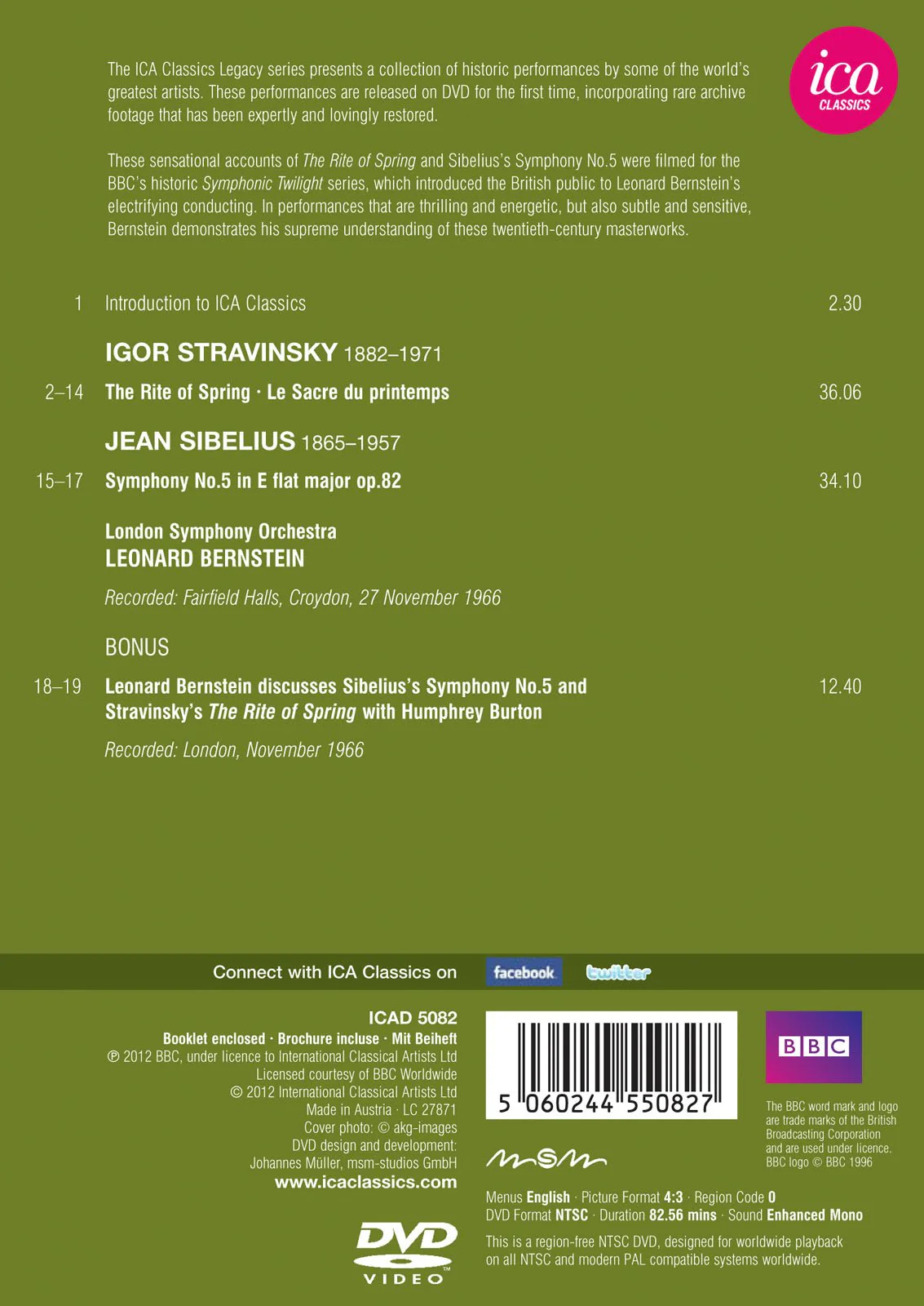 Stravinsky: The Rite of Spring - Sibelius: Symphony No. 5 - Image 2