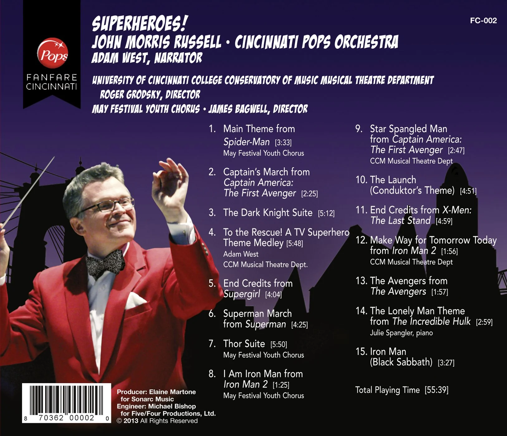 Superheroes / John Morris  Russell, Cincinnati Pops - Image 2