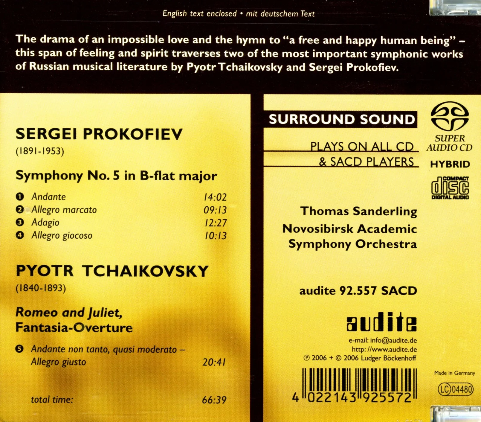 SYMPHONY NO. 5  ROMEO & JULIET - Image 2