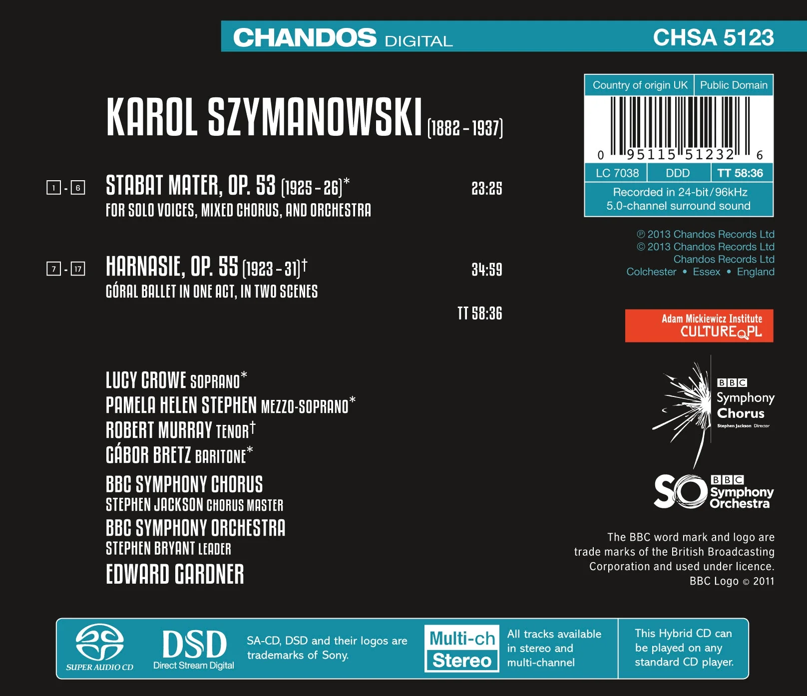 Szymanowski: Stabat Mater & Harnasie (Muzyka Polska, Vol. 7) - Image 2