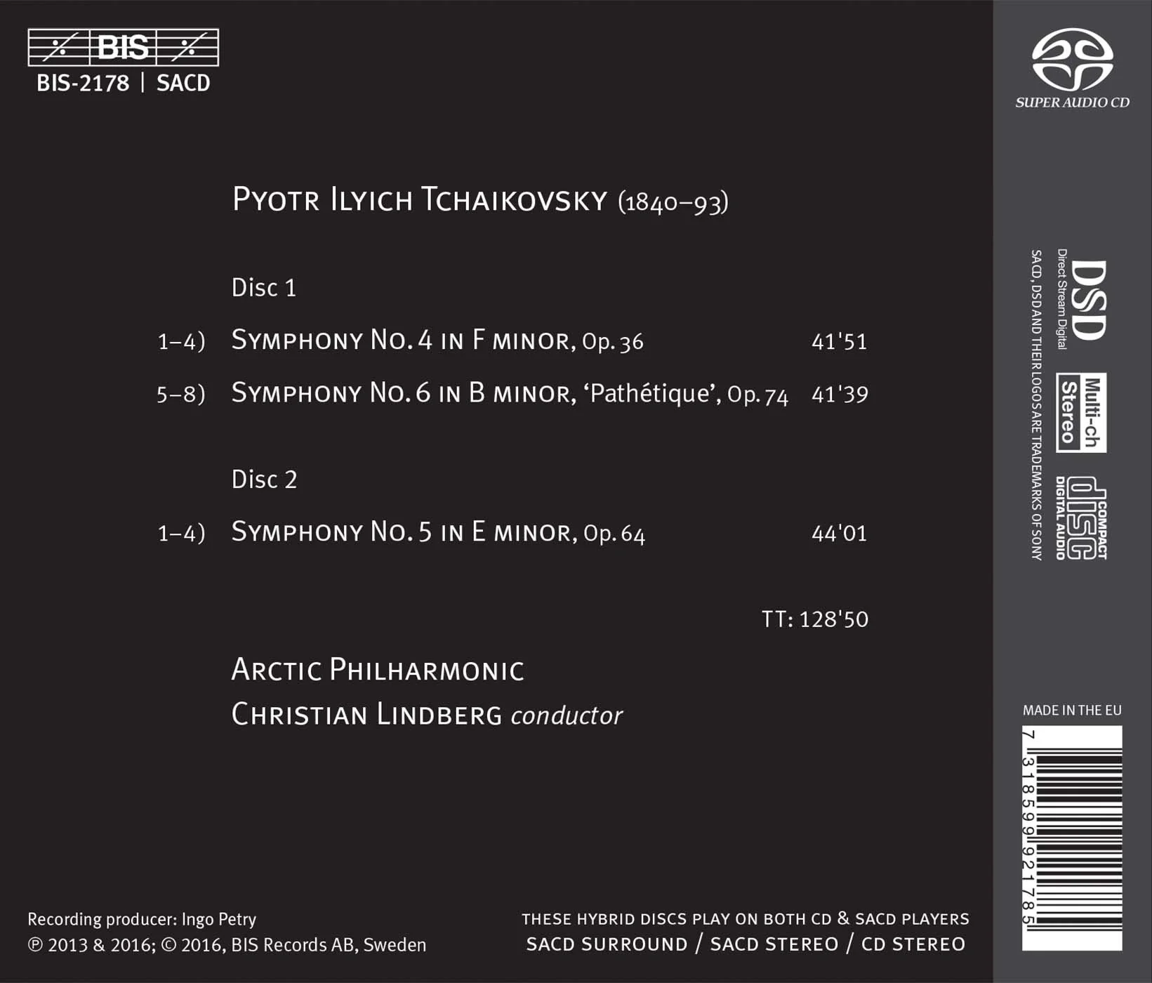 Tchaikovsky: Symphonies Nos. 4, 5 & 6 - Image 2