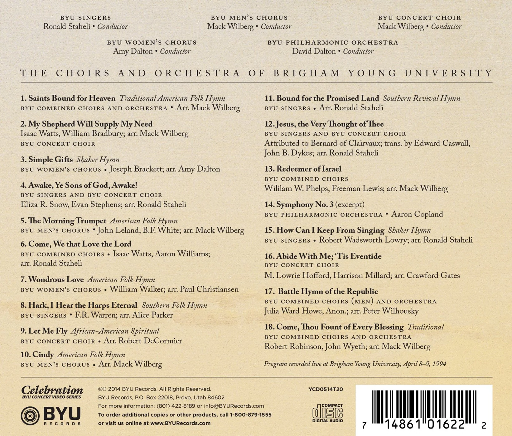 Thanksgiving Of American Folk Hymns [10th Anniversary Edition] - Image 2