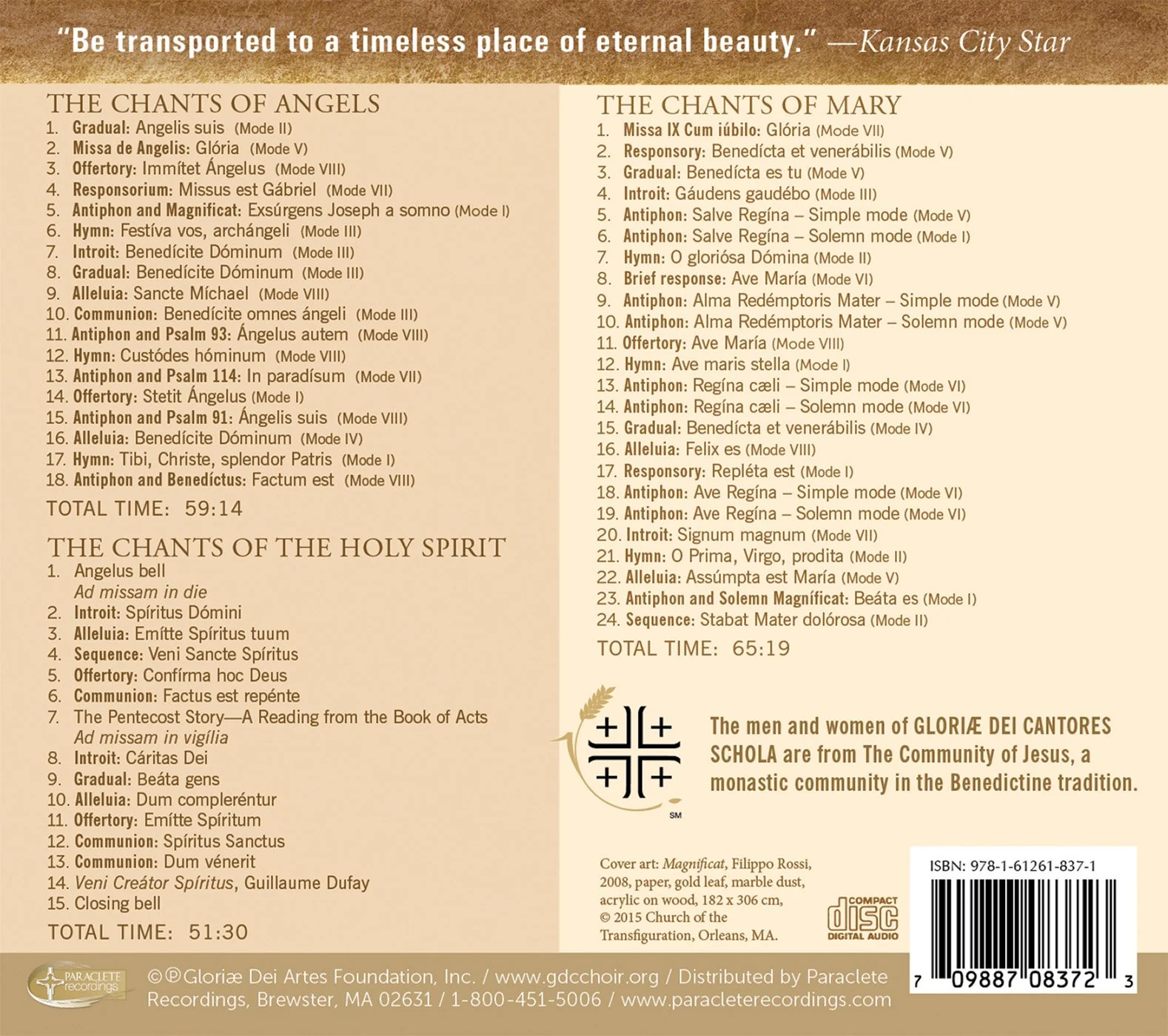 The Essential Gregorian Chant Collection / Gloriae Dei Cantores - Image 2