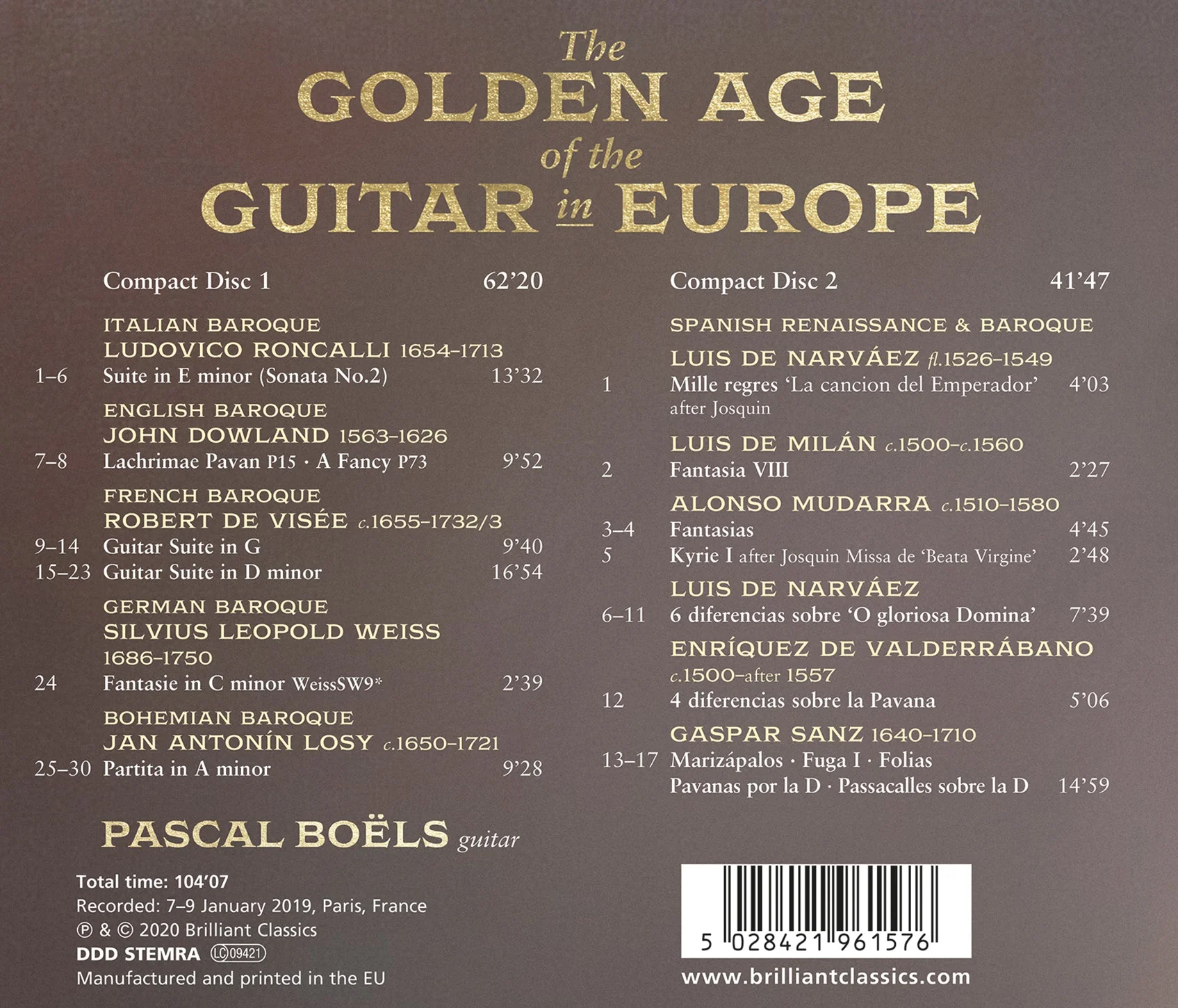 The Golden Age Of The Guitar In Europe / Pascal Boels - Image 2