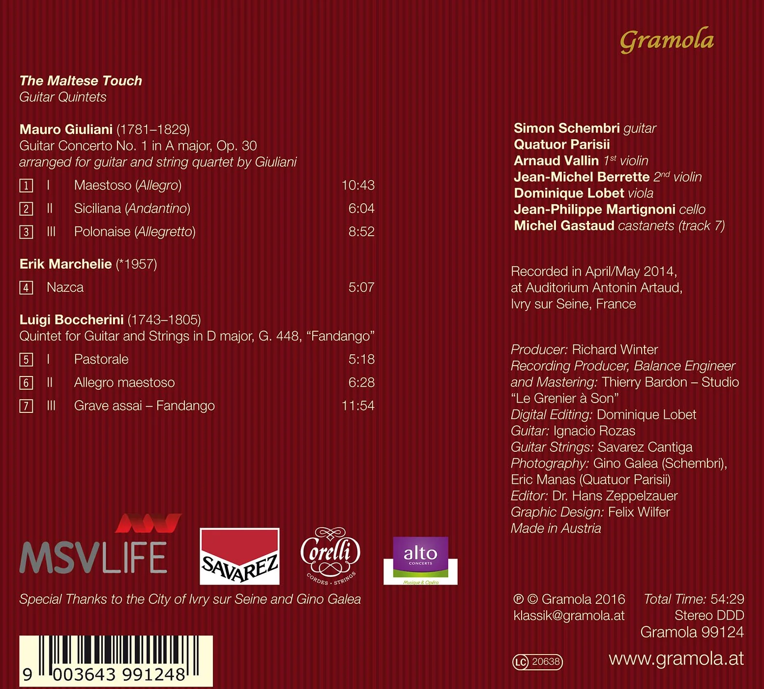The Maltese Touch: Guitar Quintets - Image 2