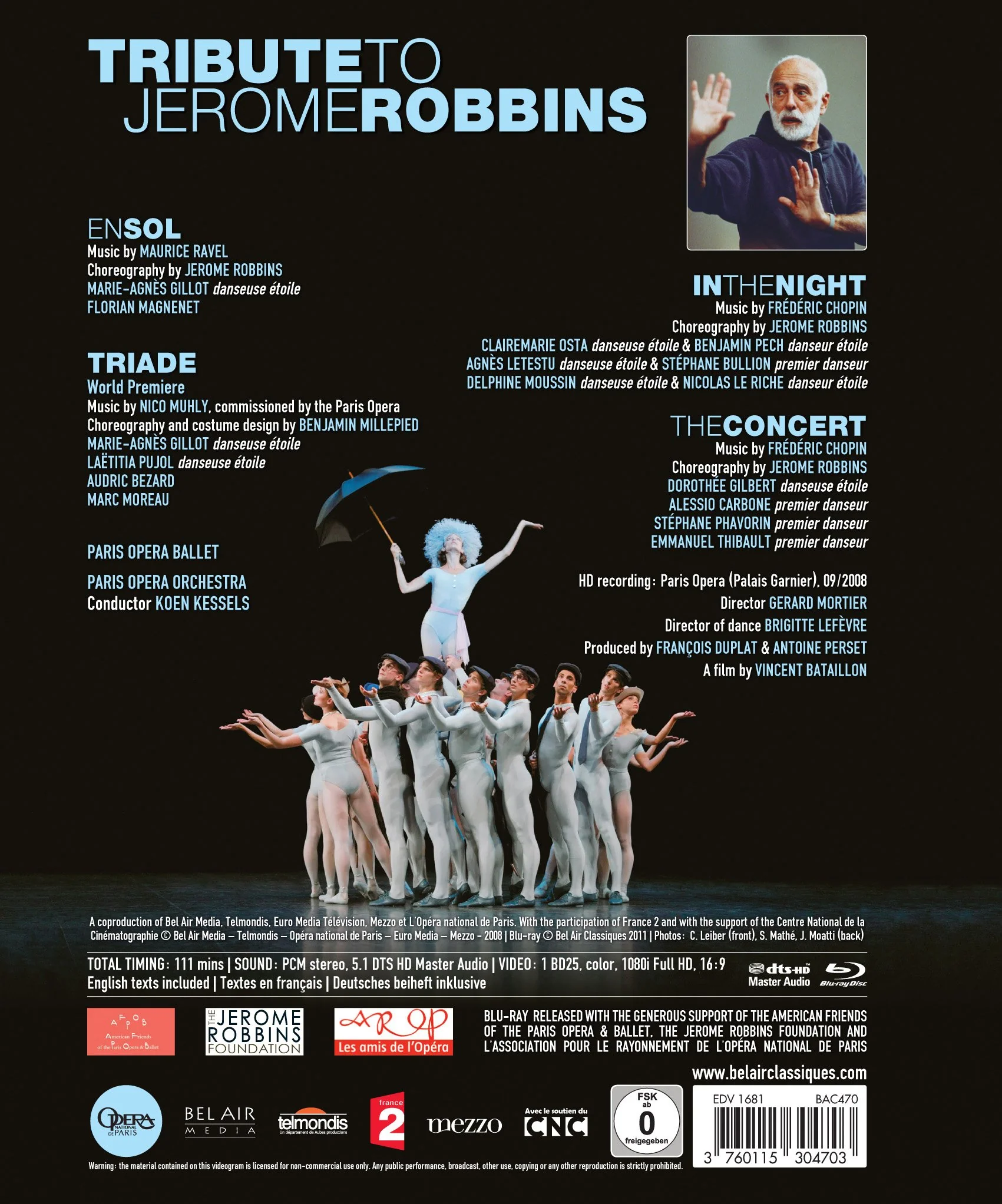 Tribute To Jerome Robbins / Paris Opera Ballet [blu-ray] - Image 2