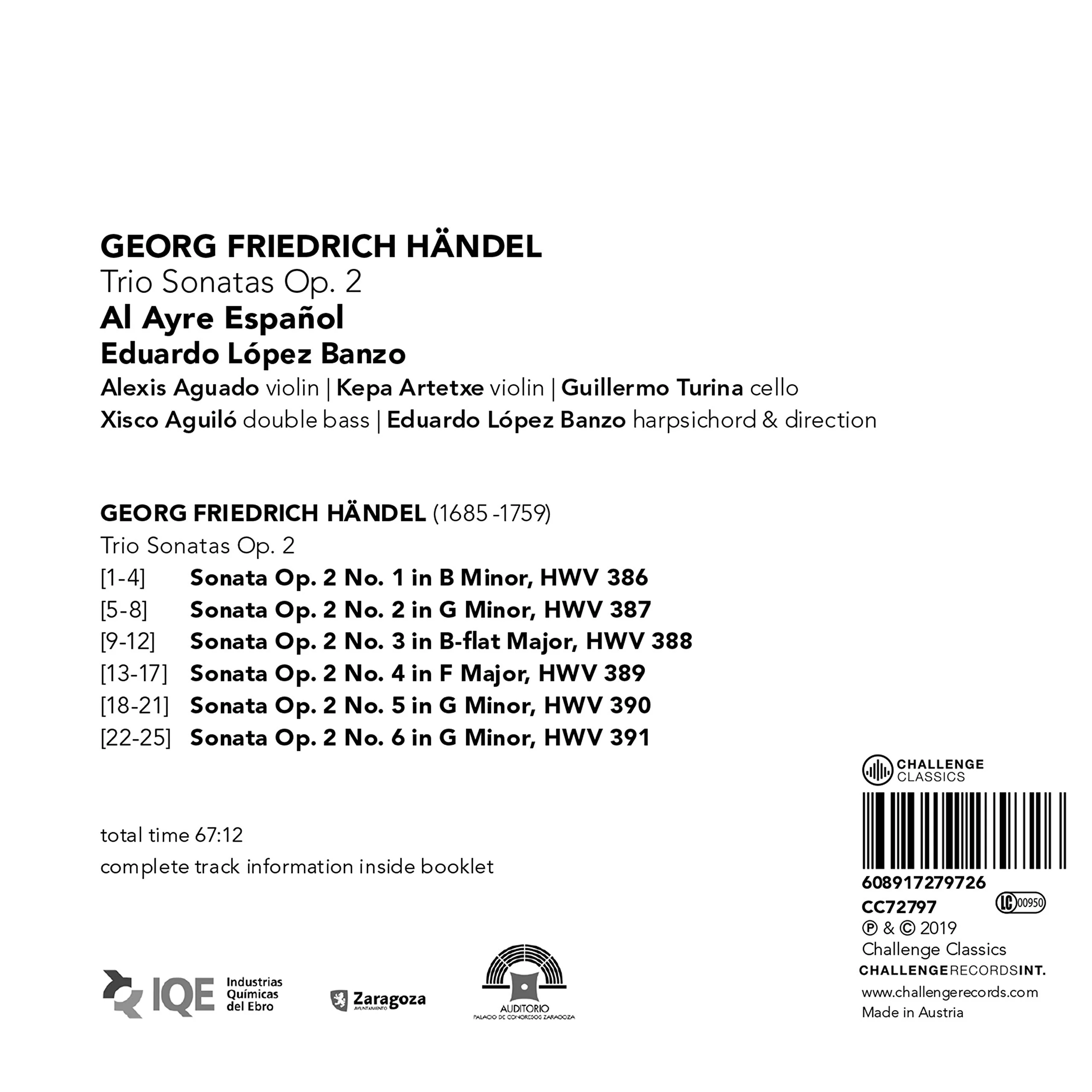 TRIO SONATAS OP. 2 - Image 2