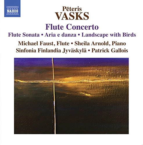 Vasks: Flute Concerto, Flute Sonata, Aria E Danza / Faust, Arnold, Gallois - Image 2