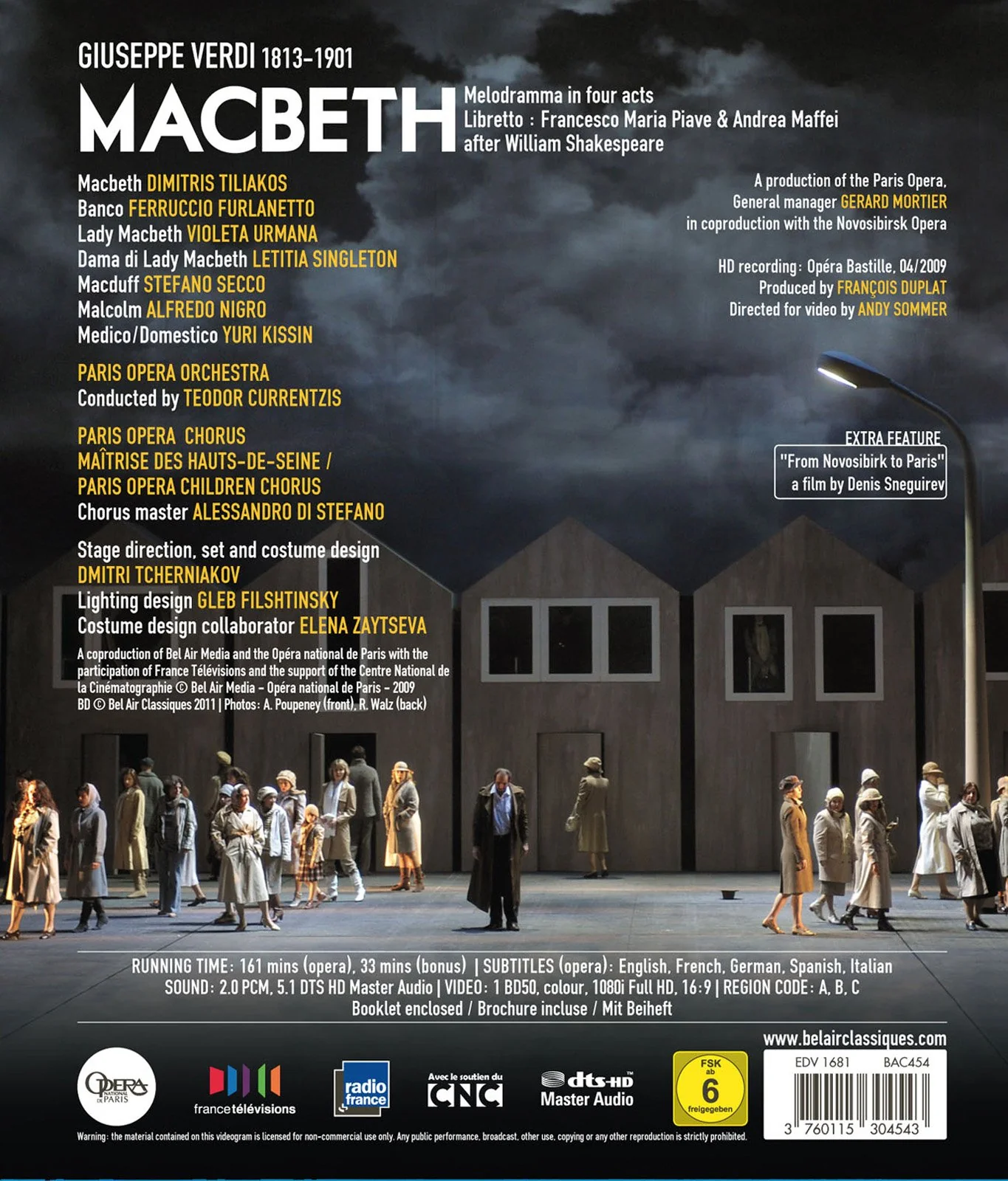 Verdi: Macbeth / Currentzis , Urmana, Tiliakos, Furlanetto [Blu-ray] - Image 2