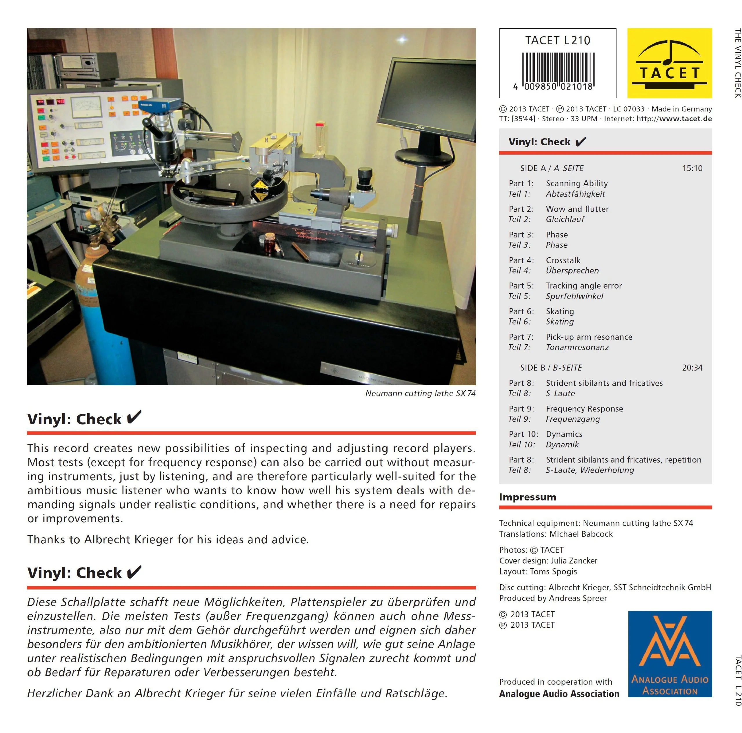 Vinyl: Check - Image 2
