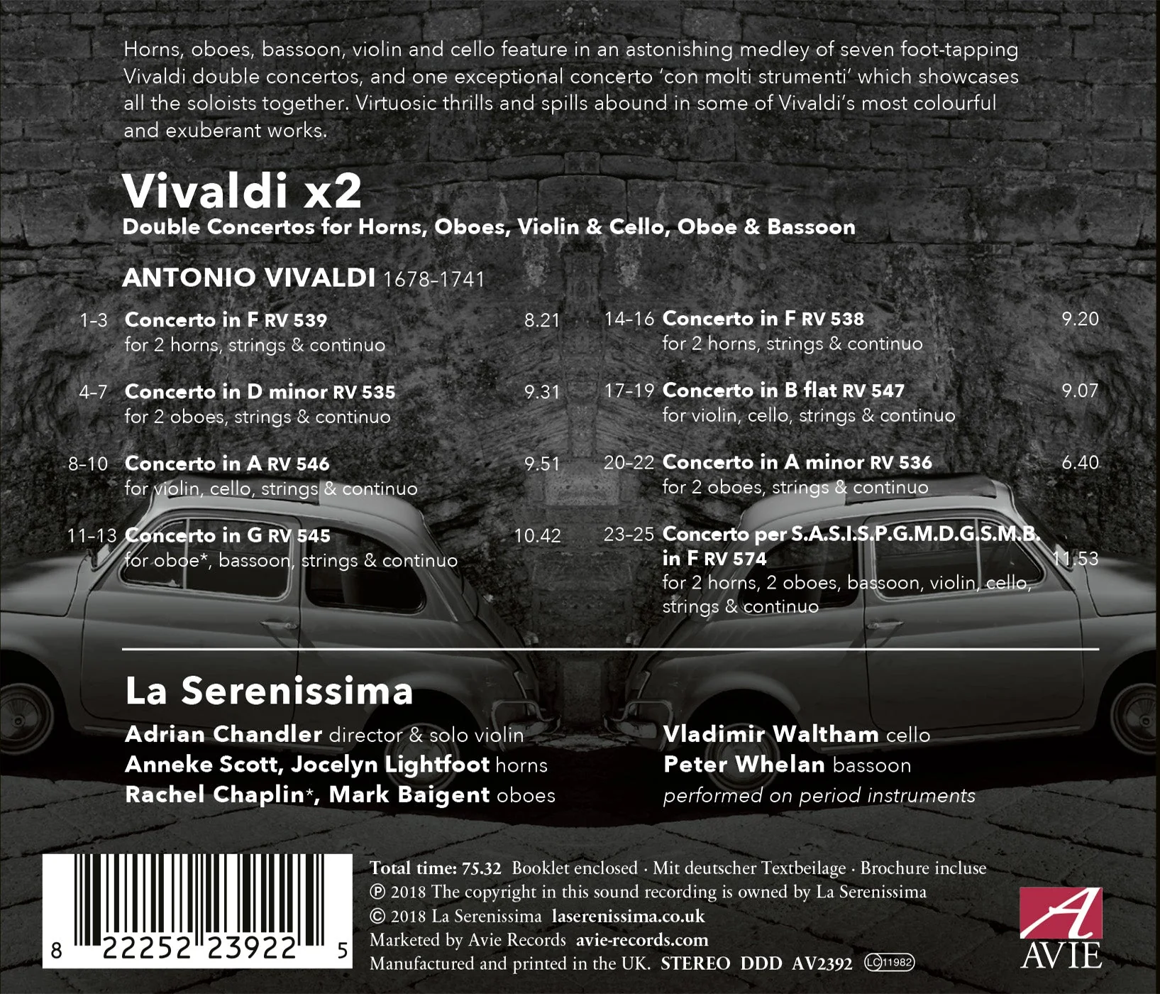 Vivaldi x2 / Chandler, La Serenissima - Image 2
