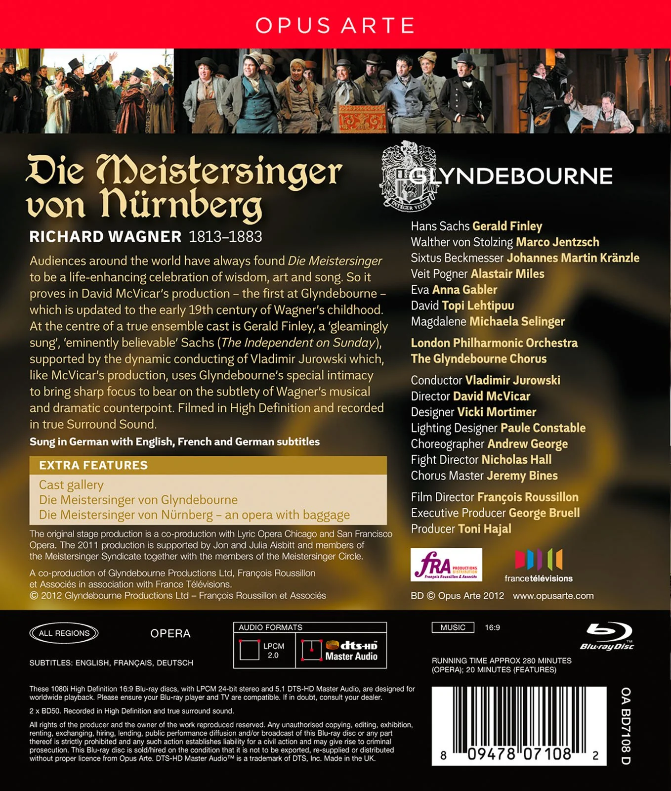 Wagner: Die Meistersinger / Jurowski, Finley , Selinger, Miles, Gabler, Jentzsch [blu-ray] - Image 2