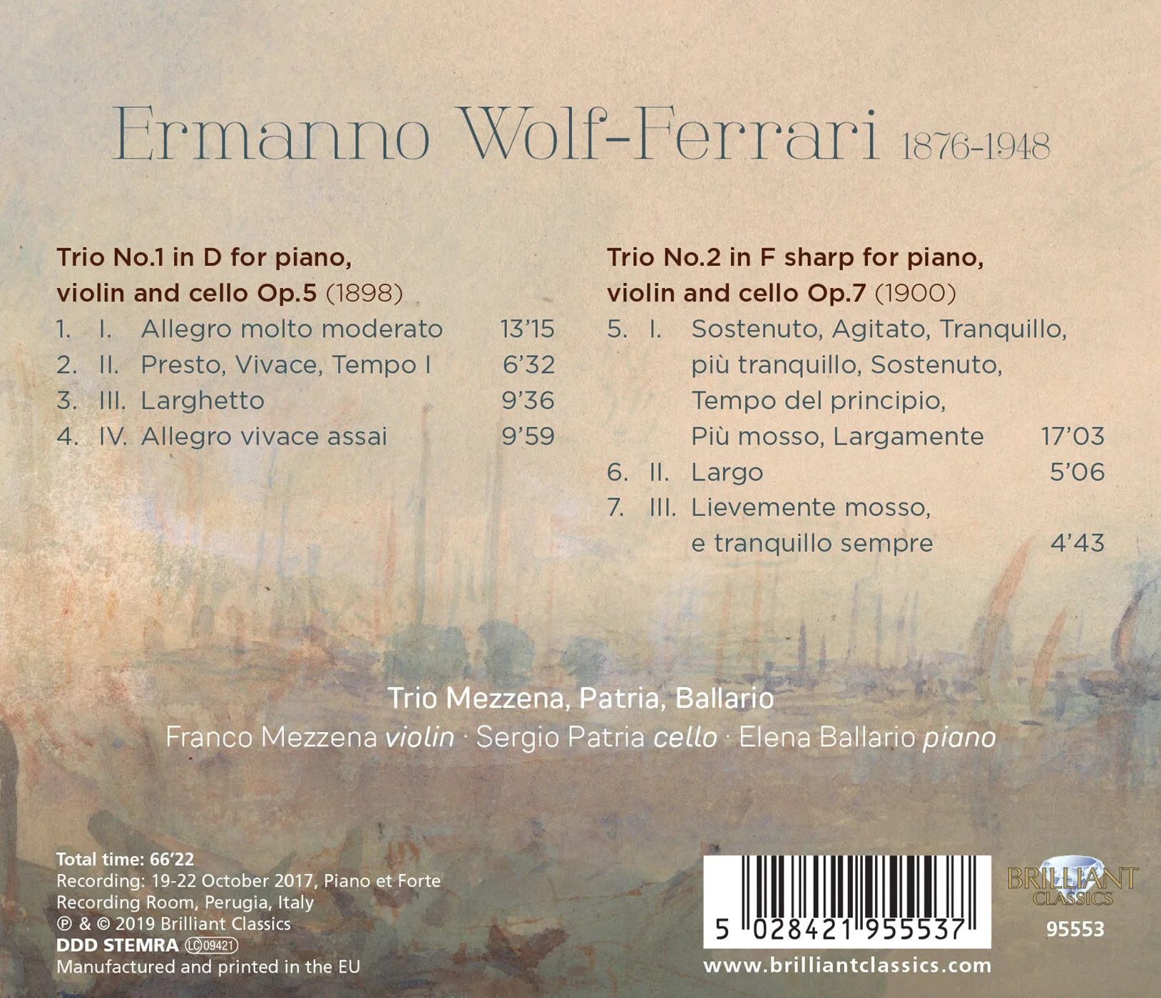 Wolf-Ferrari Piano Trios - Image 2